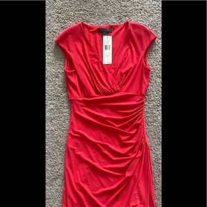 Ralph Lauren Coral Sheath Dress NWT 2
